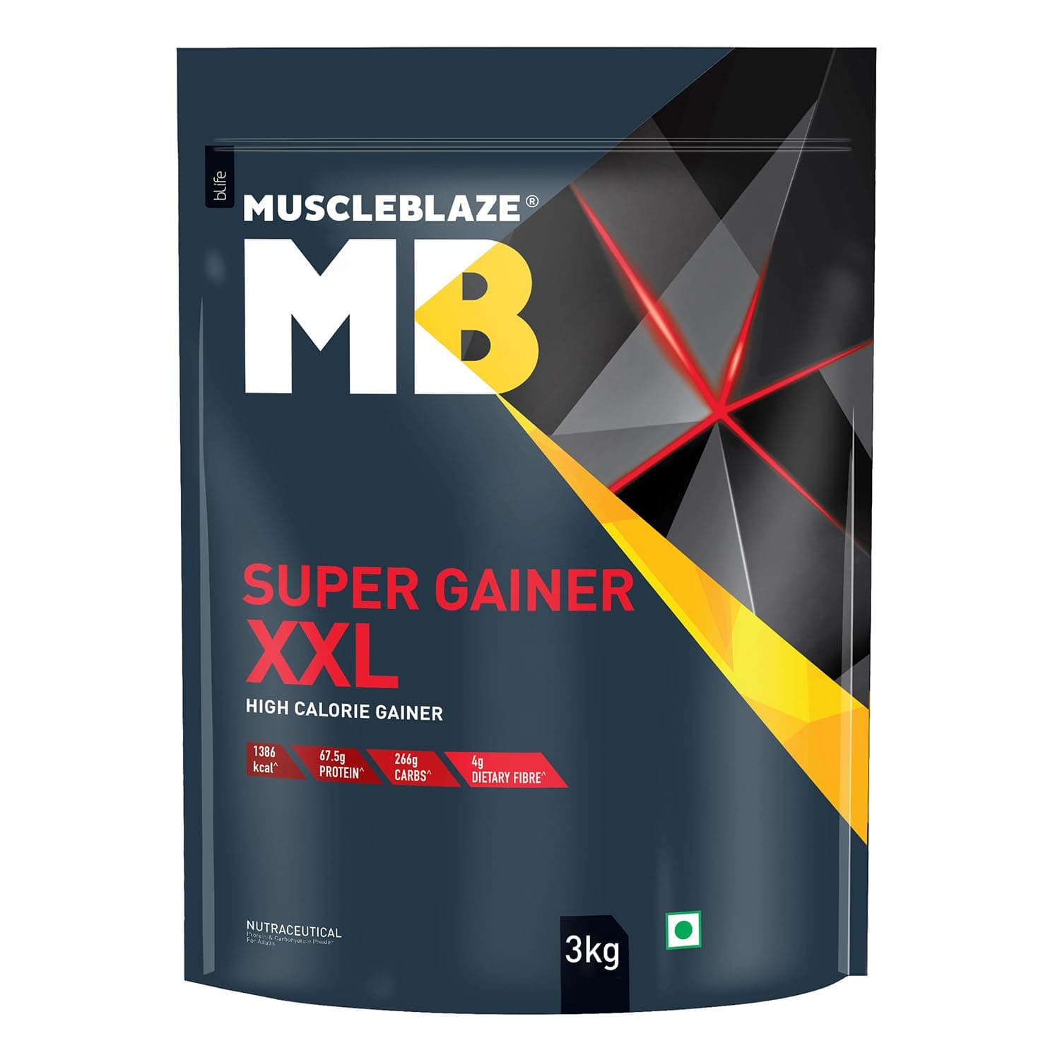 MuscleBlaze Super Gainer XXL Powder - MUSCLEBL-choco-xxl-3