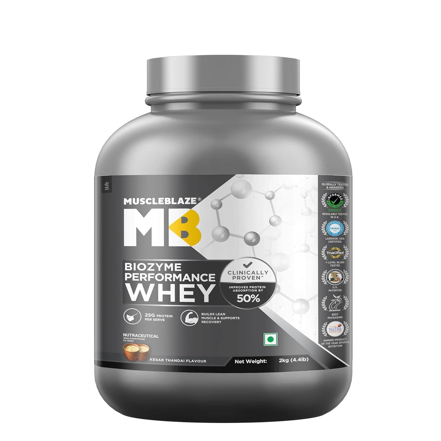 MuscleBlaze Biozyme Performance Whey - MUSCLEBL-kes