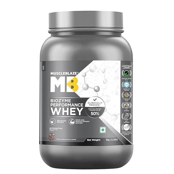 MuscleBlaze Biozyme Performance Whey - MUSCLEBL-BIO-TRIP-PER