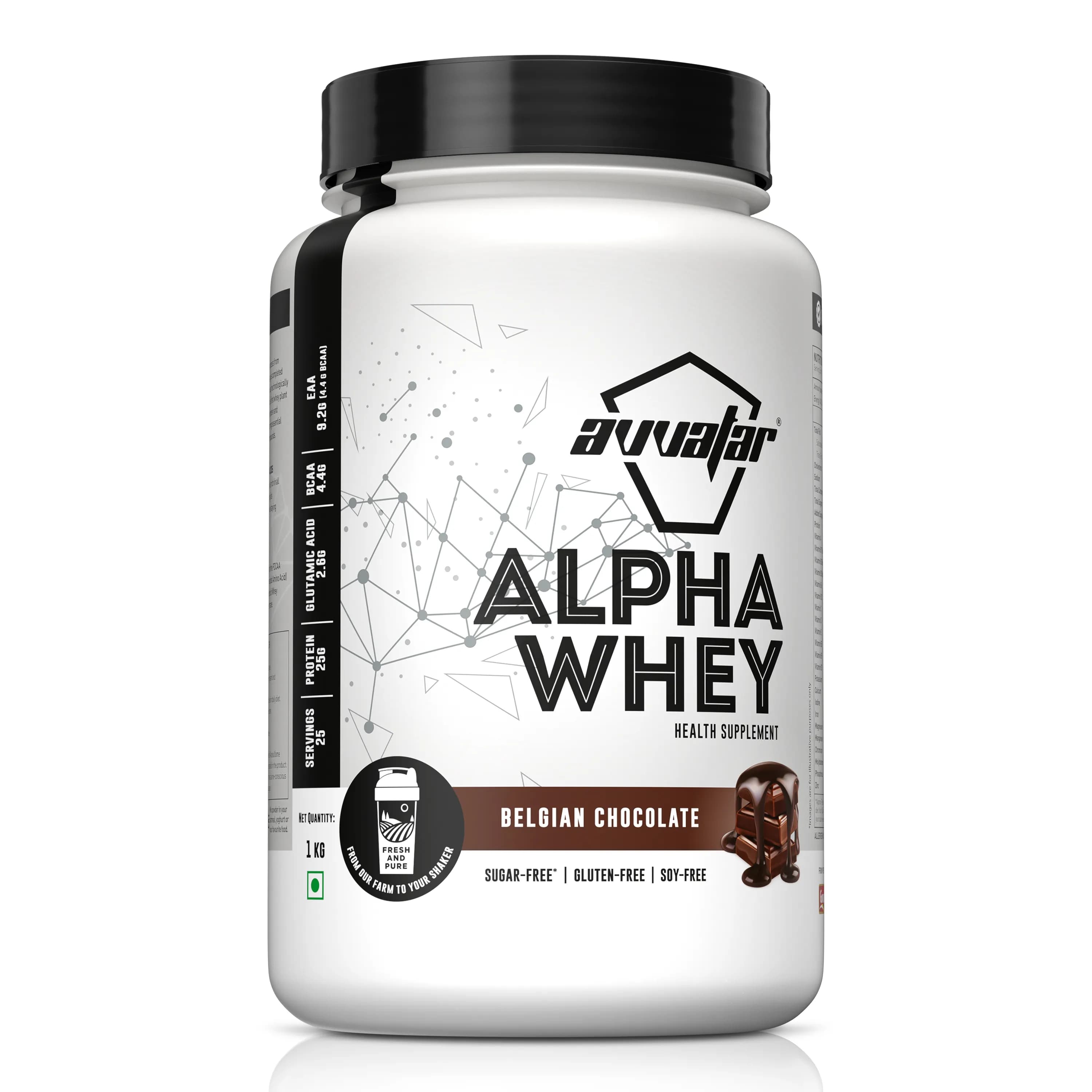 Alpha Whey Protein - AVVA-ALPHAW-BELG-1KG