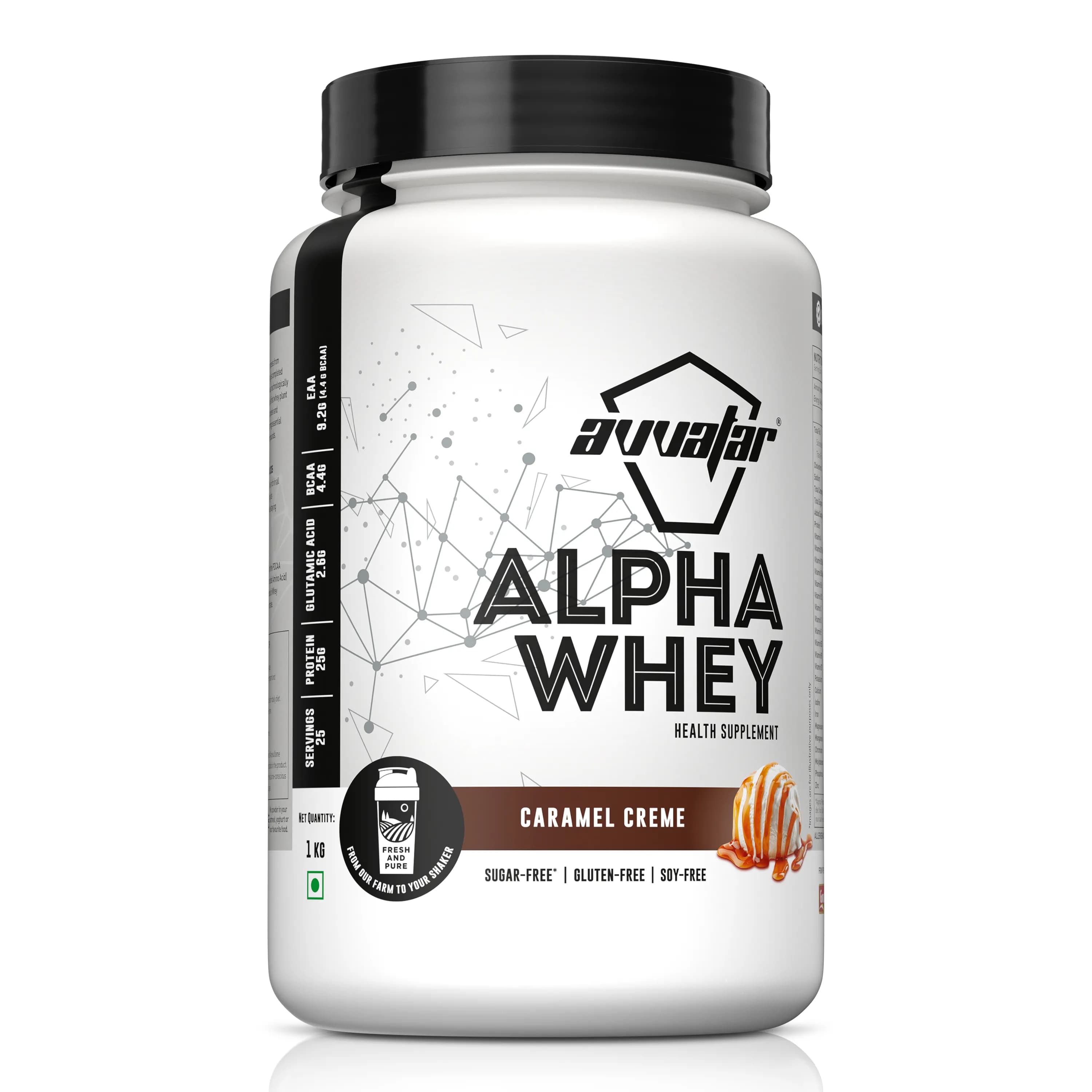 Alpha Whey Protein - AVVA-ALPHAW-CARA-1KG