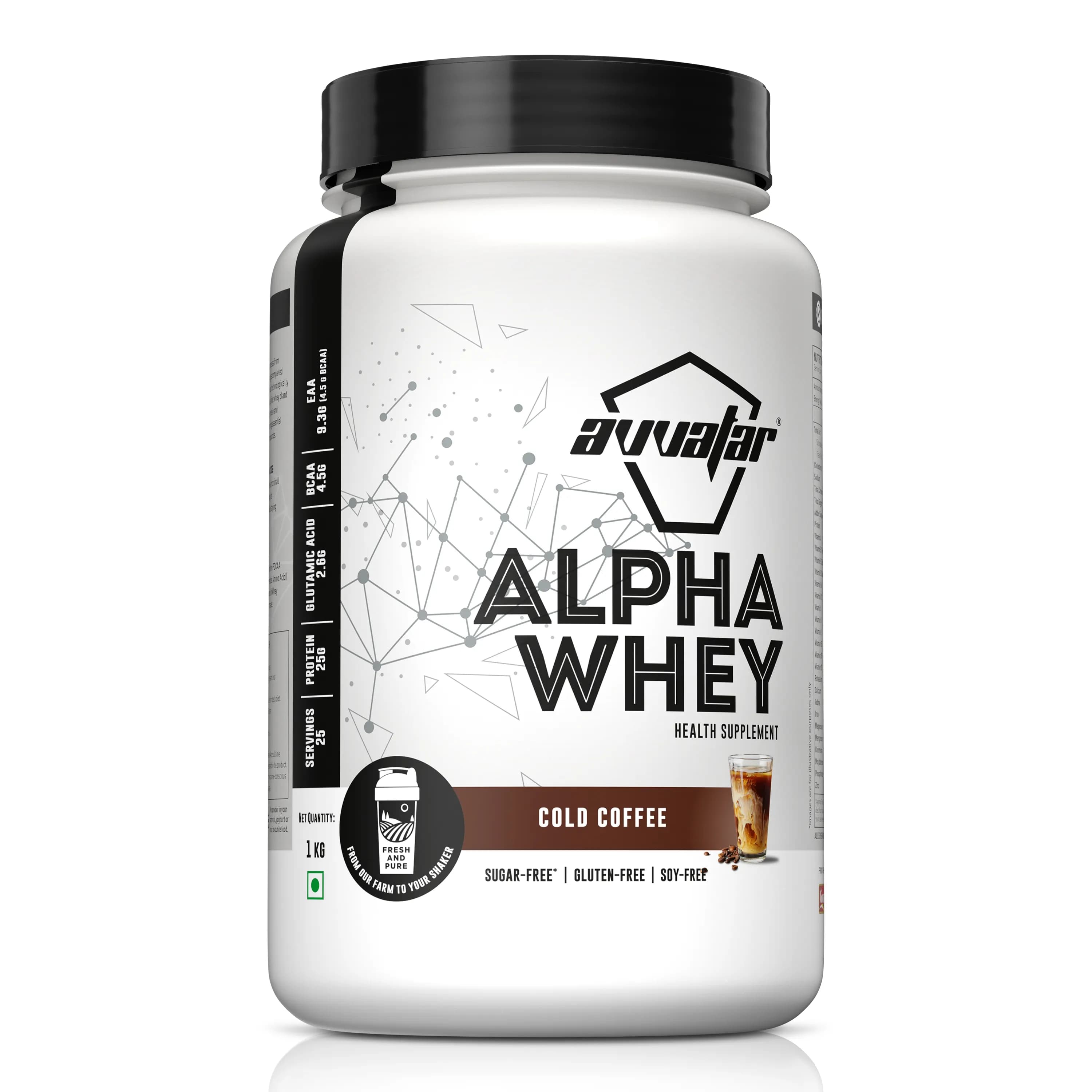 Alpha Whey Protein - AVVA-ALPHAW-COFF-1KG