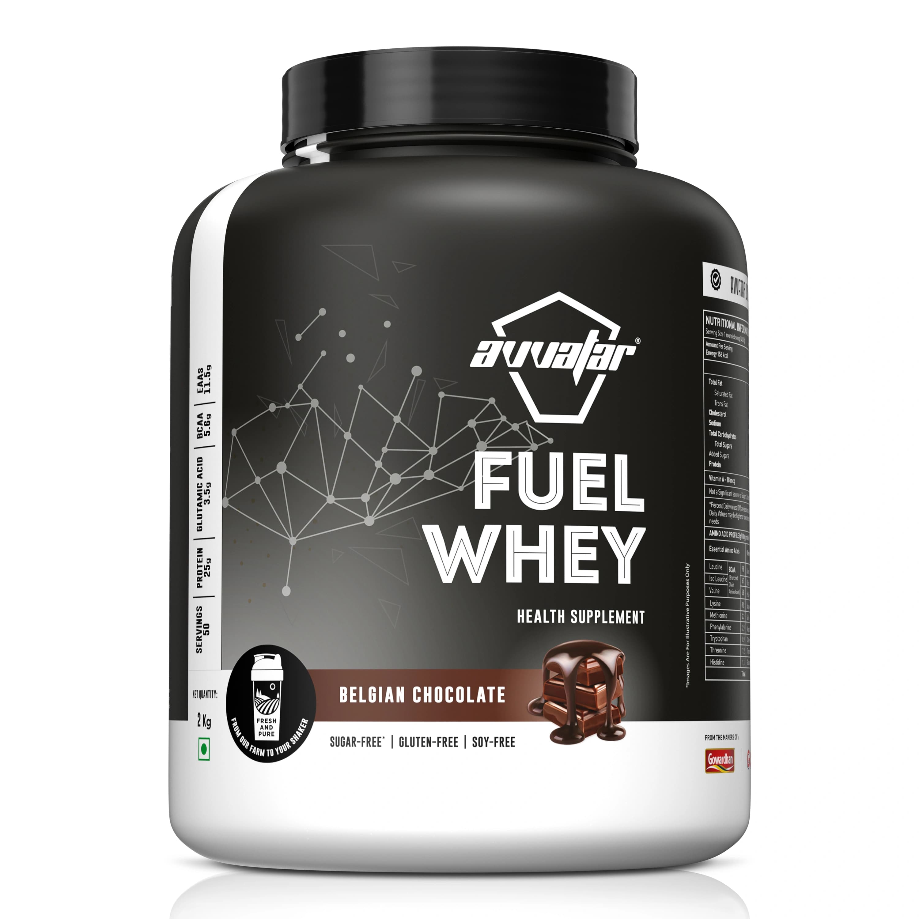 Fuel Whey Protein - AVVA-FUELWH-BELG-2KG