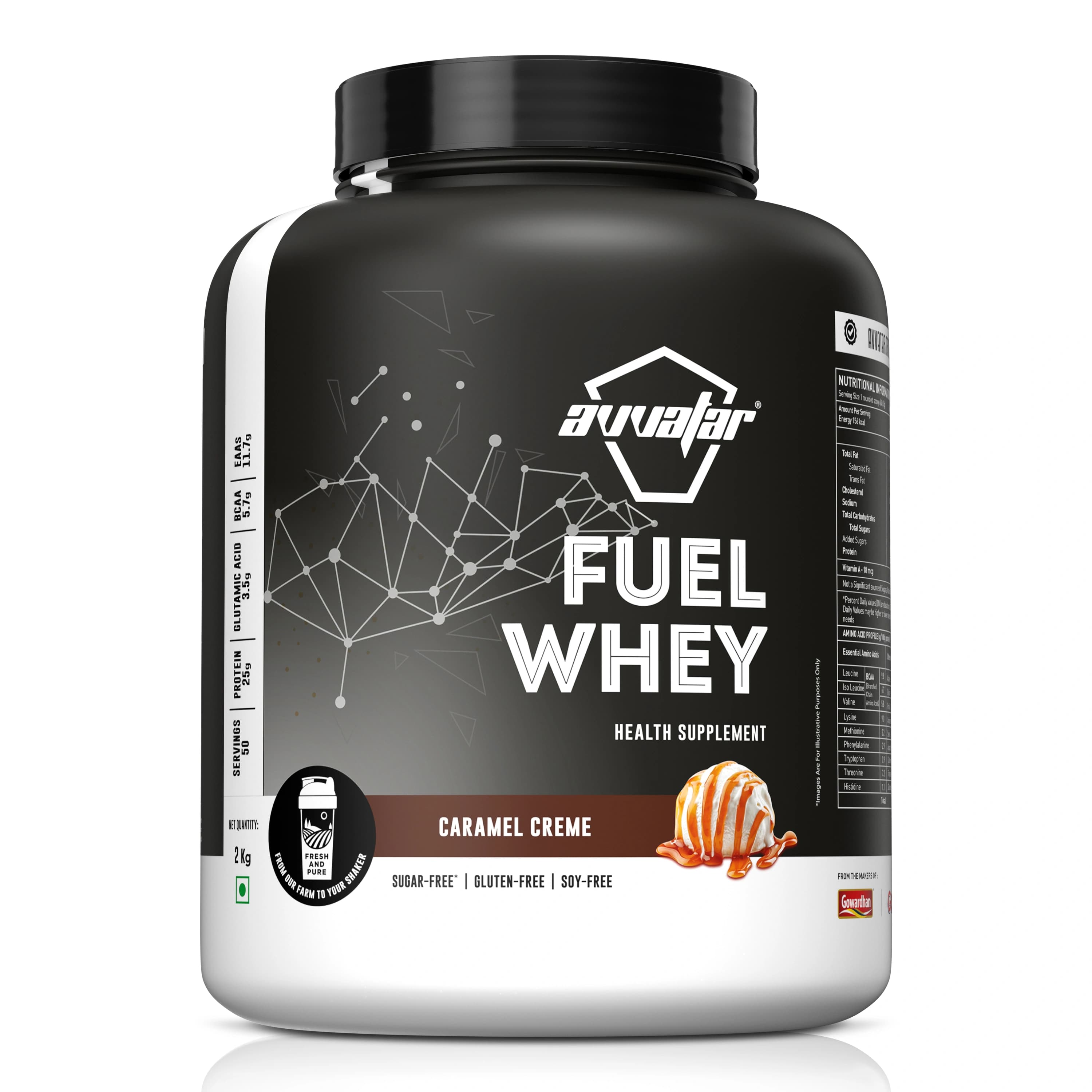 Fuel Whey Protein - AVVA-FUELWH-CARA-2KG