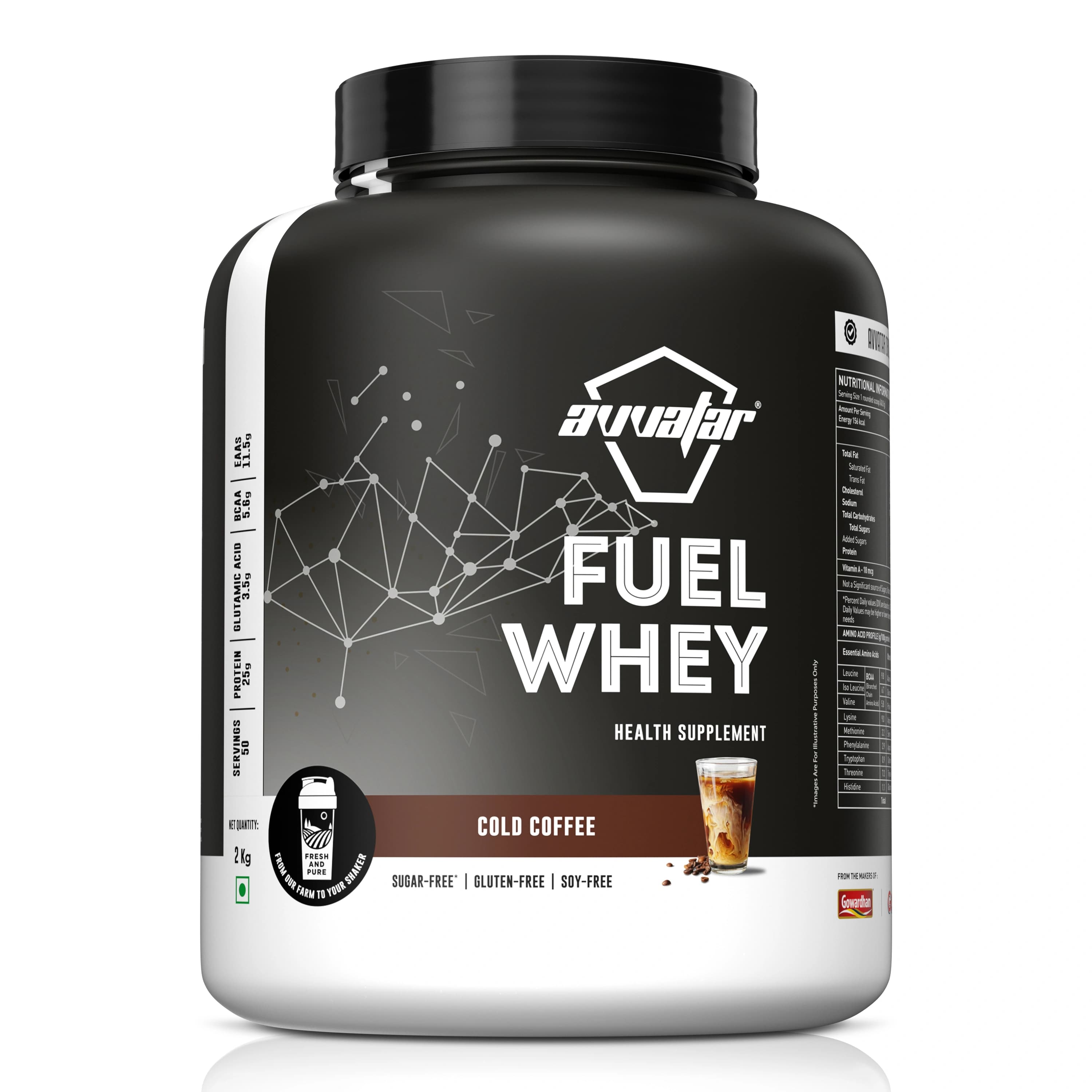Fuel Whey Protein - AVVA-FUELWH-COFF-2KG