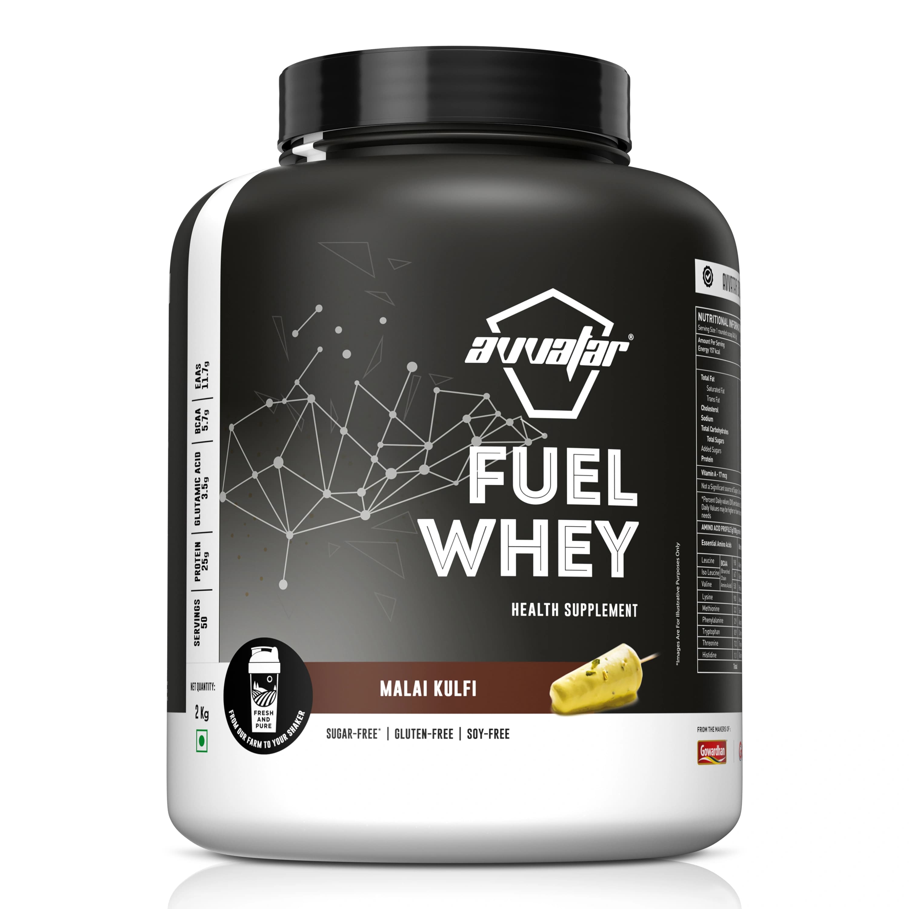 Fuel Whey Protein - AVVA-FUELWH-KULFI-2KG