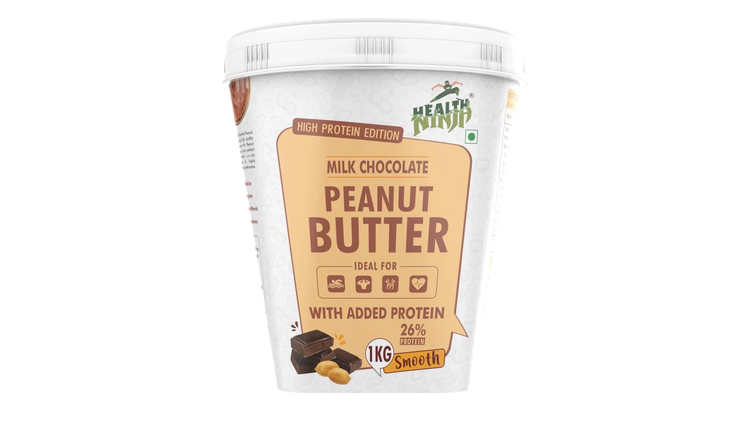 High Protein Peanut Butter - HN-PB-MILKSMOOTH-1KG