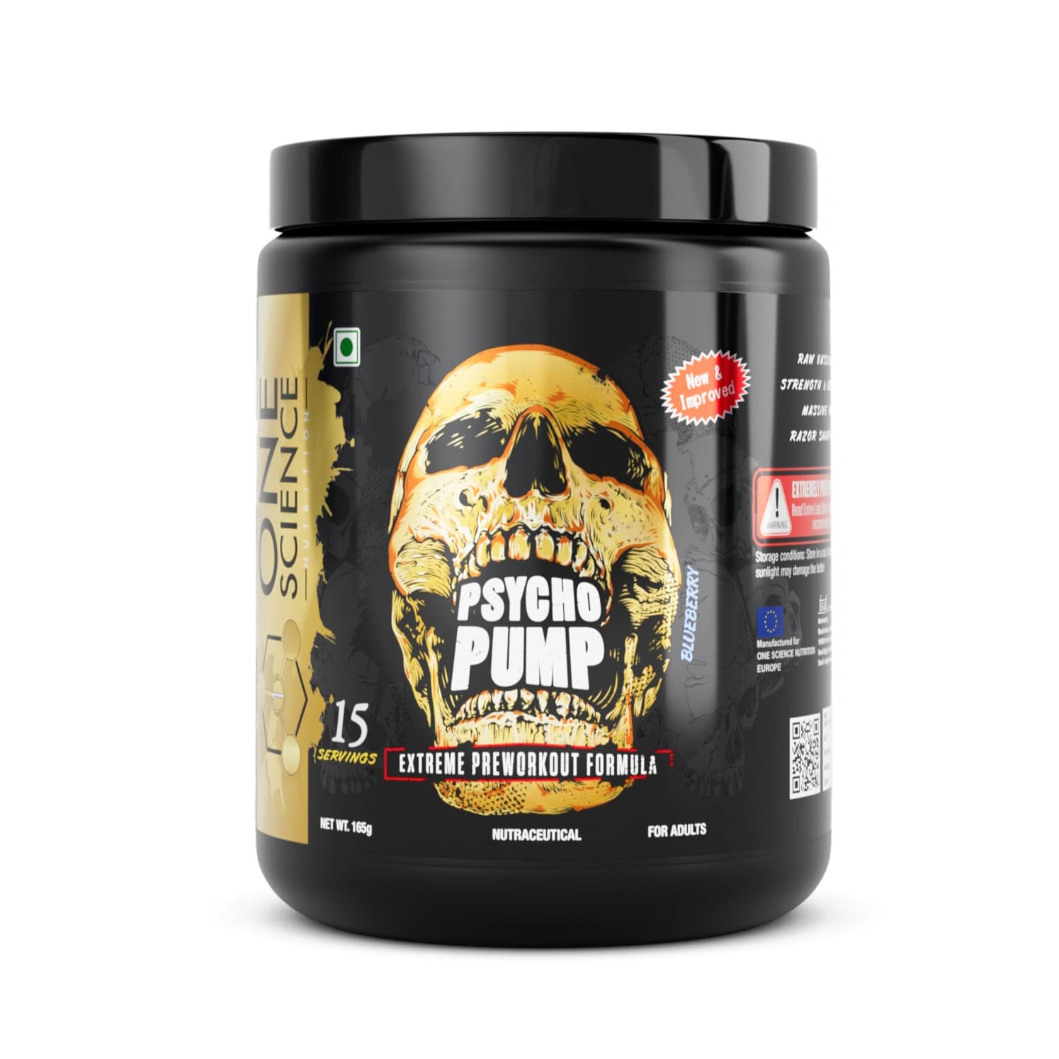 Psycho Pump Extreme Preworkout - OSN-PSYCH-BLUE-15SERV