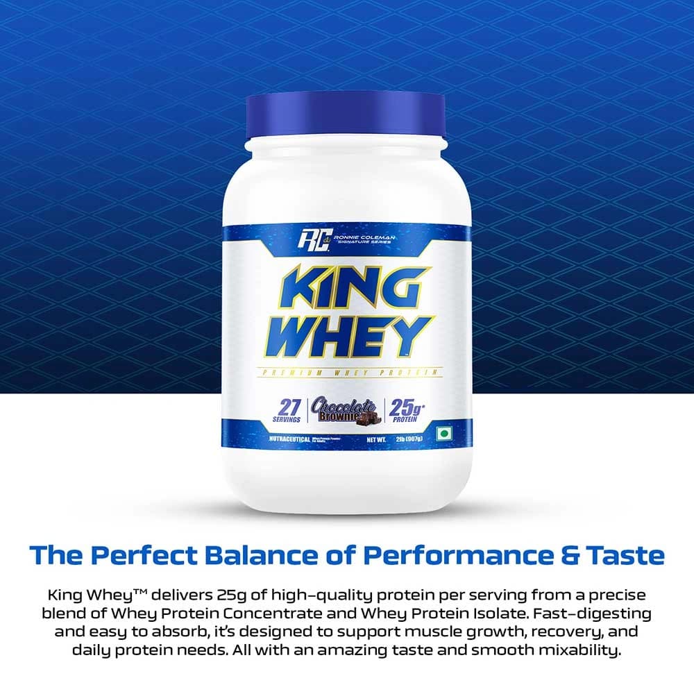 King Whey Protein - RC-KINGWHEY-BROW-907G