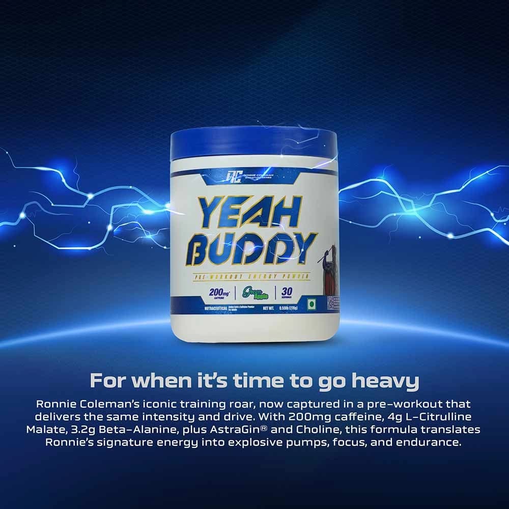 Yeah Buddy Pre-Workout Powder - RC-YEAHBUD-APPL-270G