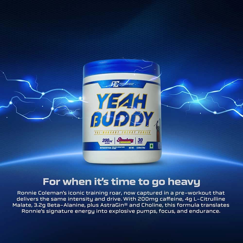 Yeah Buddy Pre-Workout Powder - RC-YEAHBUD-STRA-270G