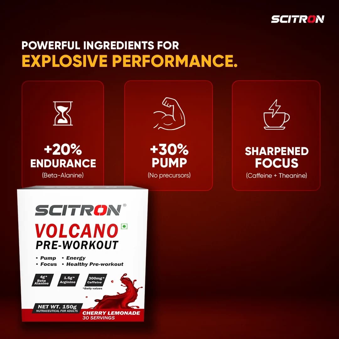 Volcano Preworkout - SCIT-VOLC-CHER-30SERV