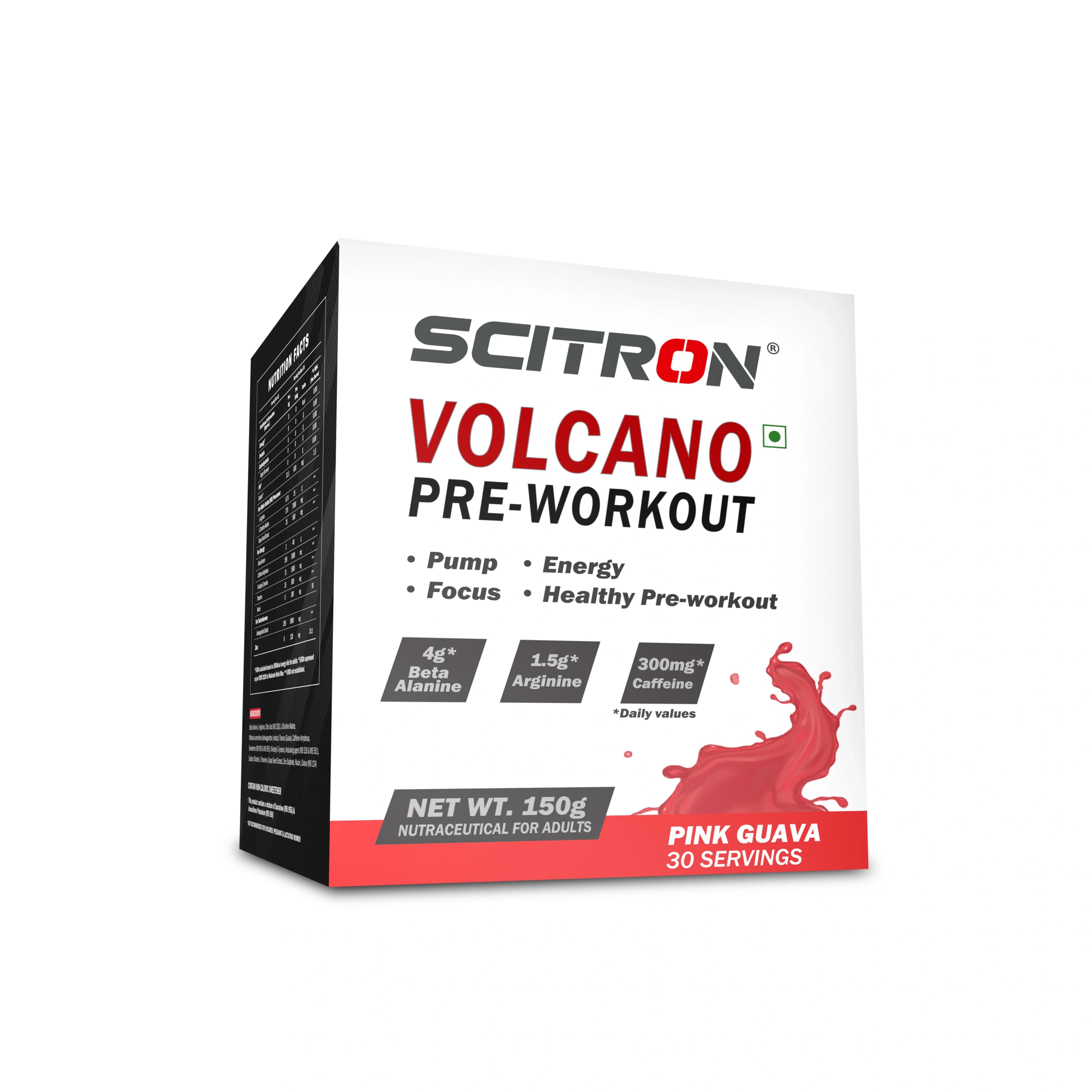 Volcano Preworkout - SCIT-VOLC-GUAV-30SERV