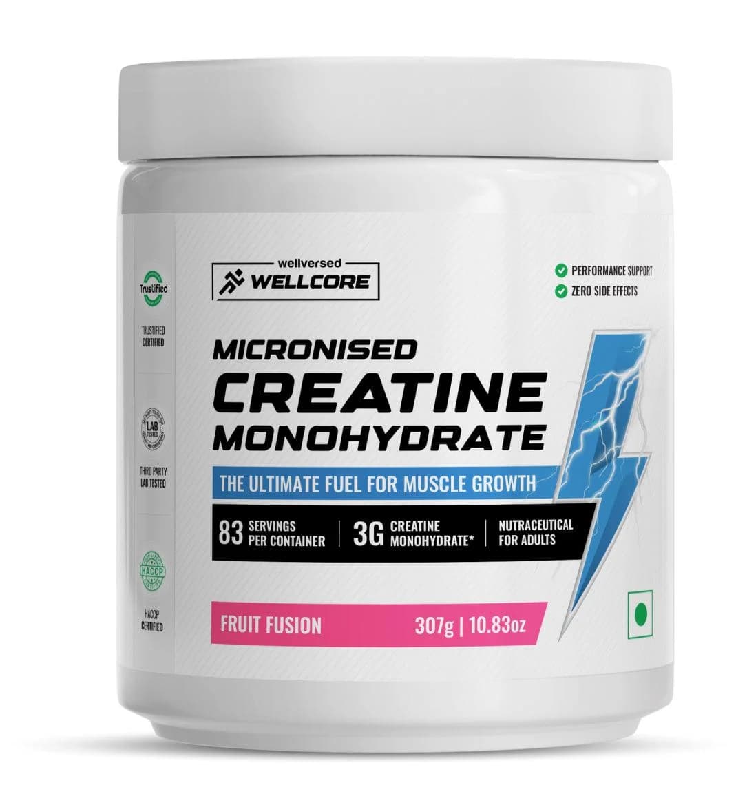 Wellcore Micronised Creatine Monohydrate - WV-CREAT-RAW-83SERV
