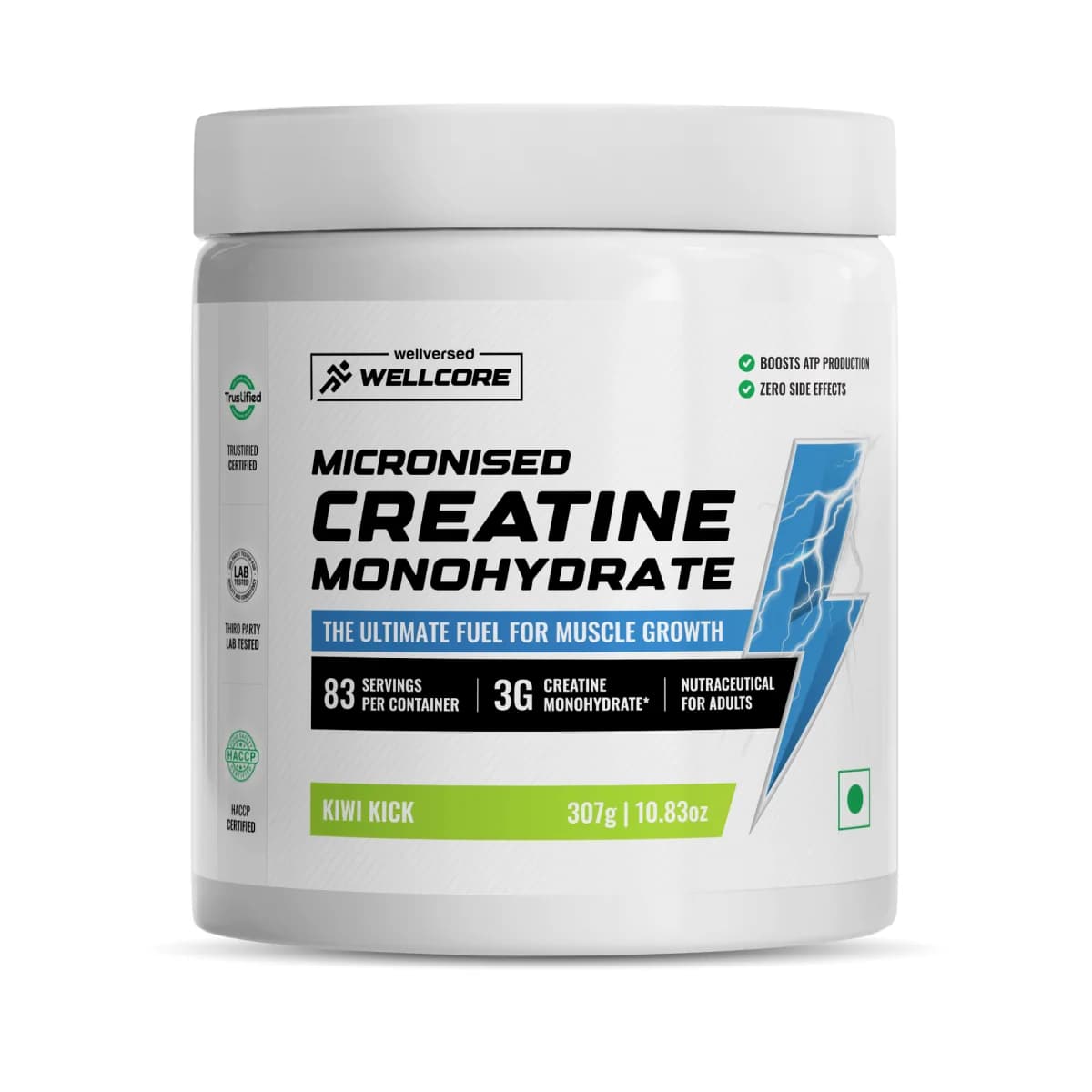 Wellcore Micronised Creatine Monohydrate - WV-CREAT-KIWI-83SERV
