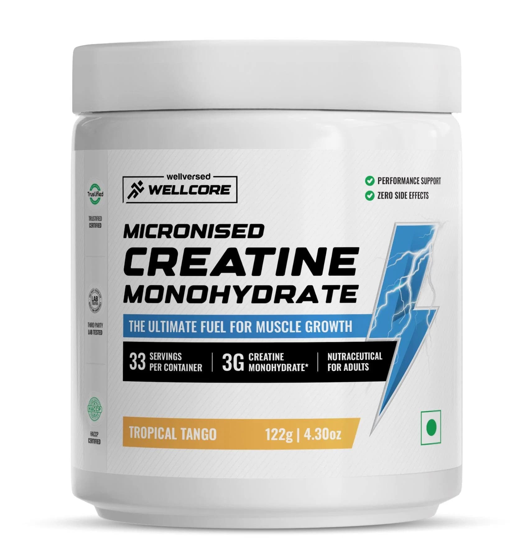 Wellcore Micronised Creatine Monohydrate - WV-CREAT-TROP-33SERV