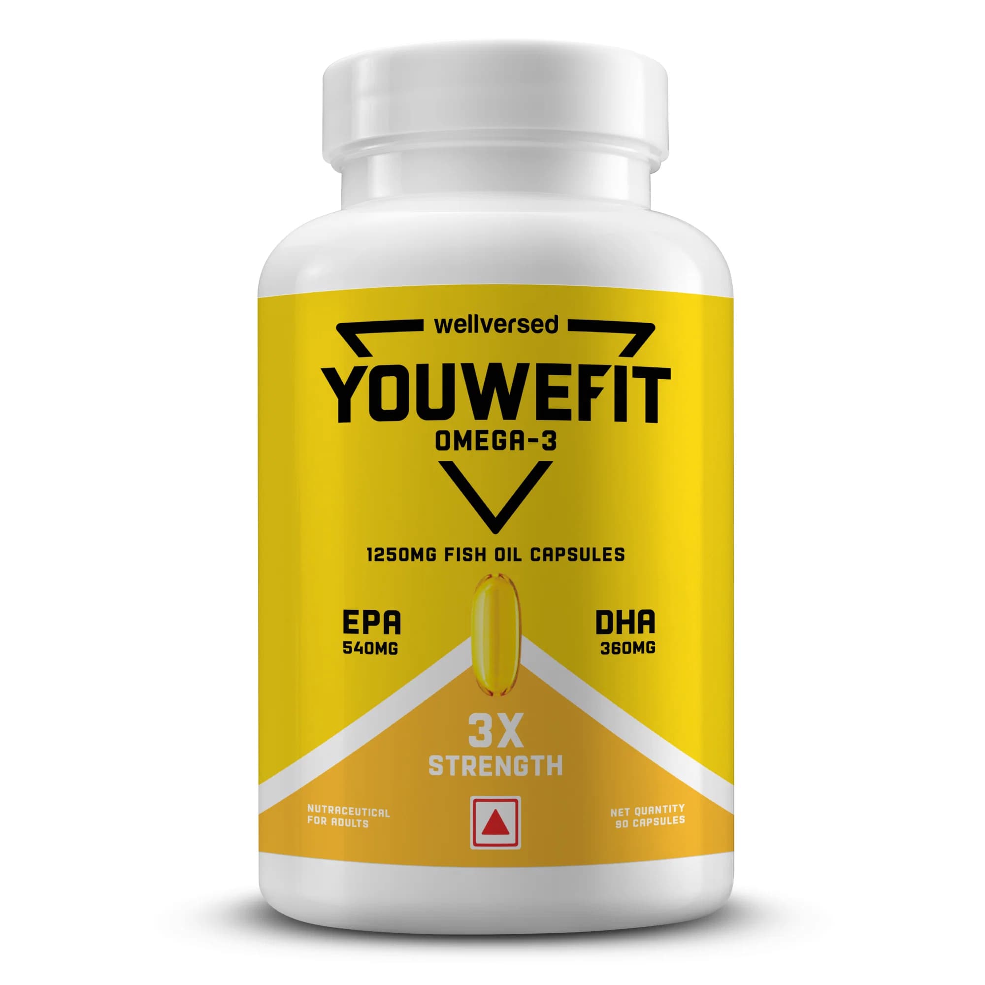 YouWeFit Omega-3 3X Strength - WV-YOUWE-OMEGA-90CAP